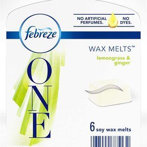 Febreeze wax melts lemongrass & ginger 6 soy wax